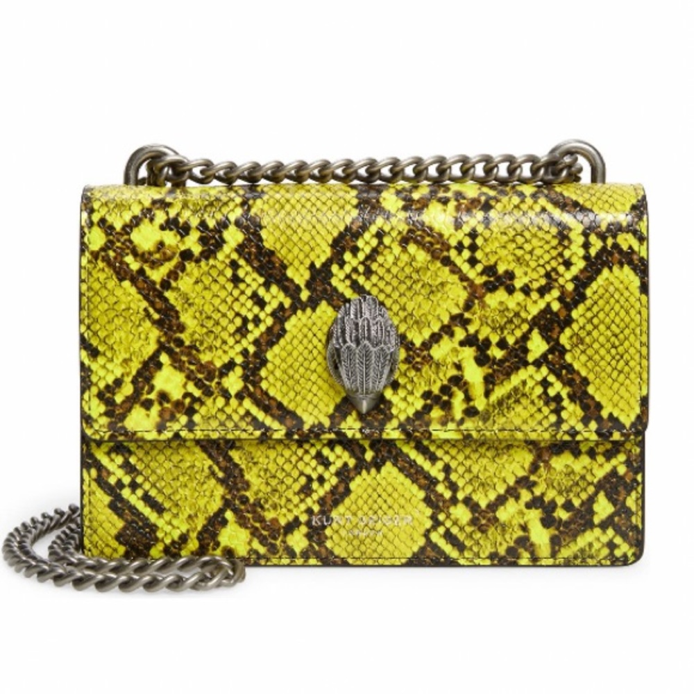 NWT Kurt Geiger London small snake exposed leather limited edition new with tag